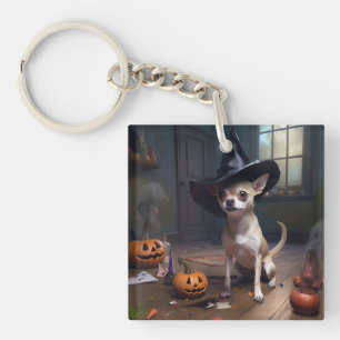Citrouilles d'Halloween effrayantes de Chihuahua