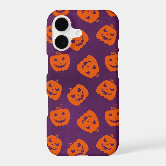 Citrouilles d'Halloween sur Motif Arrière - plan v (Verso)
