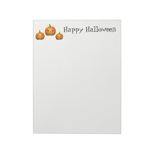 Citrouilles du Bloc-notes Halloween (Tourné)
