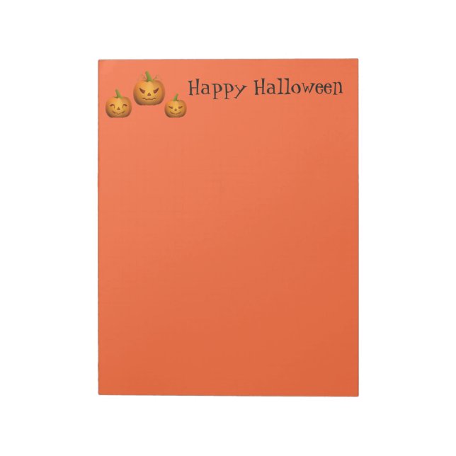 Citrouilles du Bloc-notes Halloween (Tourné)