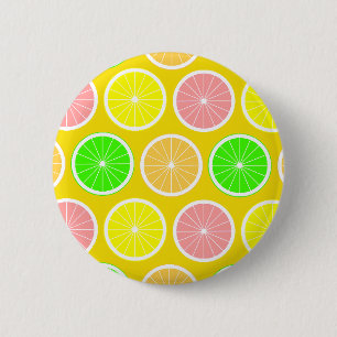 Citrus 2 Inch Round Button