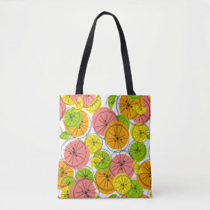 Citrus all over tote