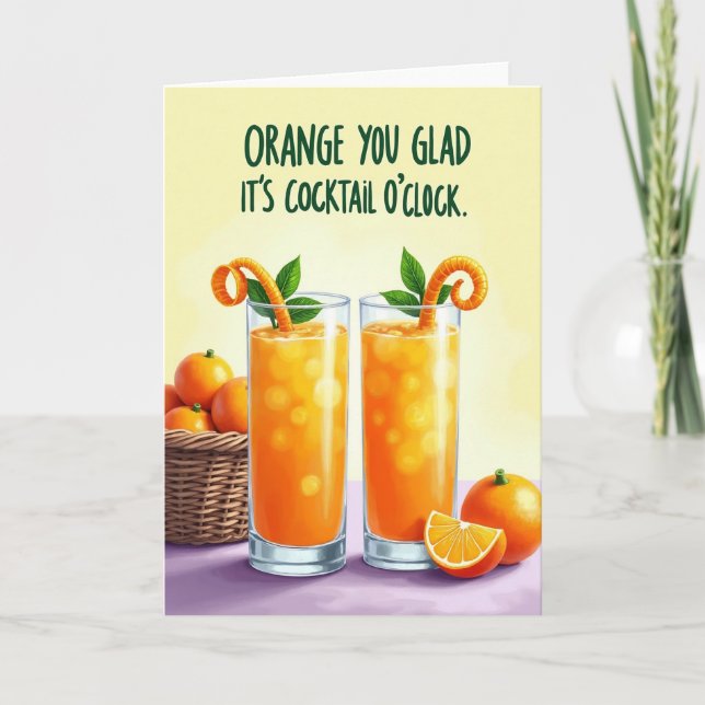 Citrus Birthday Card (Front)