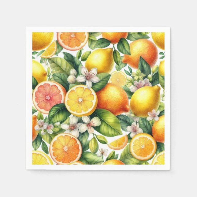  Citrus Bloom Napkin (Front)