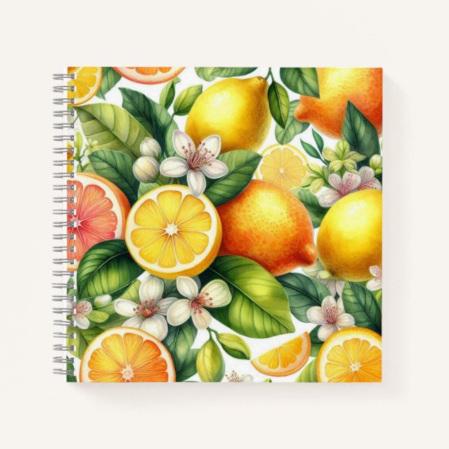  Citrus Bloom Notebook (Front)