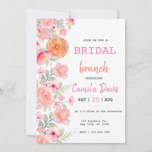 Citrus Bridal Brunch Invitation