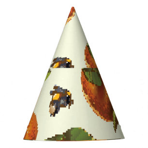Citrus & Bumblebee: Vintage Seamless Party Hat