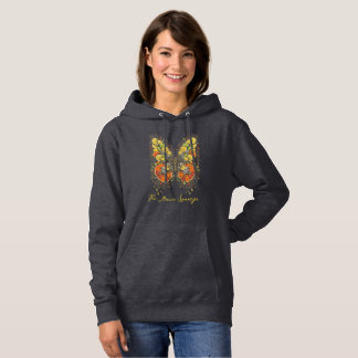 Citrus Butterfly Psychedelic Hoodie