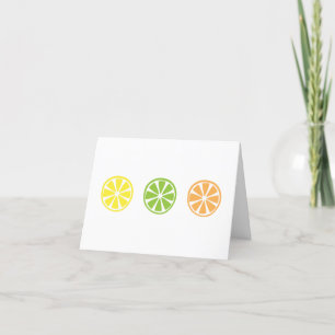 Citrus Carte de remerciements