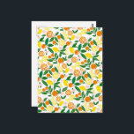 Citrus Celebration Lovely Lemons & Oranges Bold Postcard<br><div class="desc">Hope you like this charming fruity design. Add your own text to the front or back. Check my shop for more matching items like mugs, towels, wrapping paper as well as other cute patterns. Thanks for shopping with me! if you'd like something custom let me know!</div>