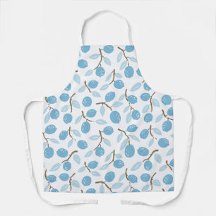 Citrus Chef Blue Brown Apron