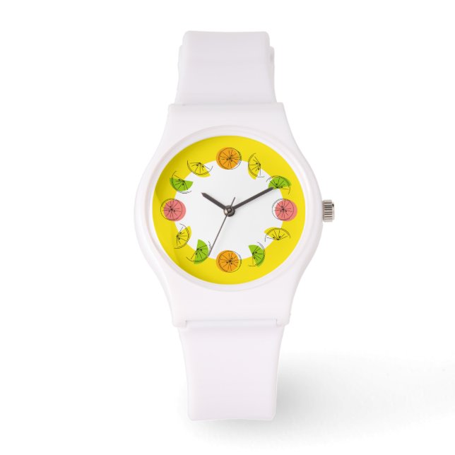 Citrus Circle Yellow montre (Recto)