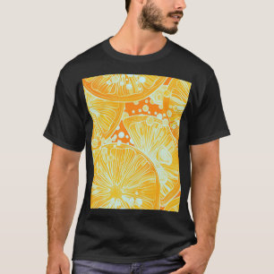 Citrus Cocktail: Sparkling Water Pattern T-Shirt