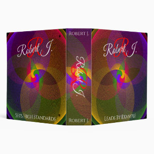 Citrus Colour Blend Geometric Virtue Binder