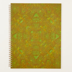 Citrus Damask Mandala Binder Planner
