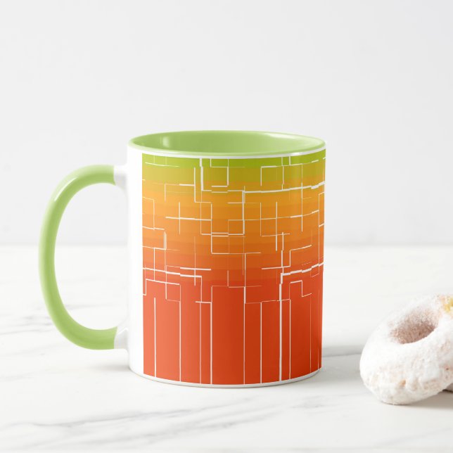 Citrus Delight Mug (With Donut)