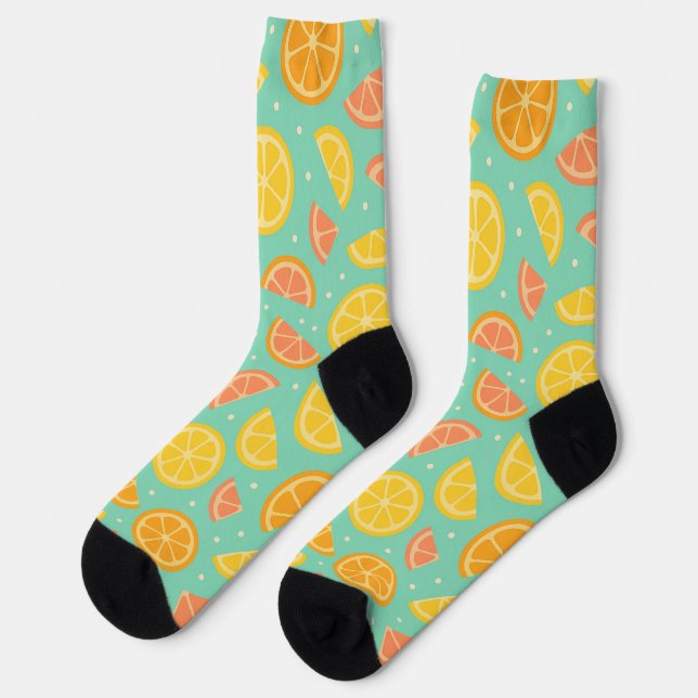 Citrus Energy Socks (Left)