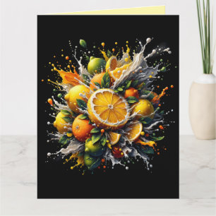 Citrus Explosion Card