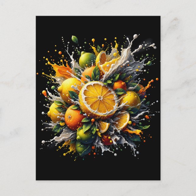 Citrus Explosion Postcard (Front)