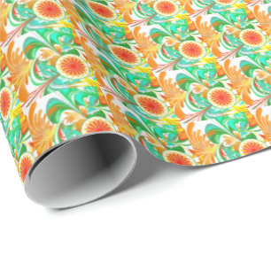 Citrus Explosion Wrapping Paper