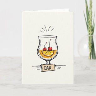 Citrus Fathers Day Toast Card