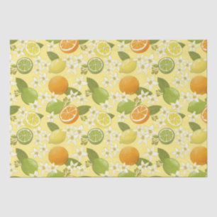 Citrus Fruit and Blossom Tissue Paper
