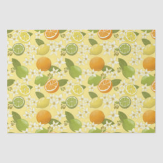 Citrus Fruit and Blossom Tissue Paper 
