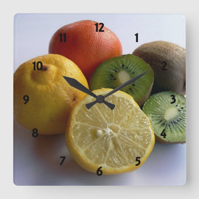 Citrus Fruit Clock (Front)