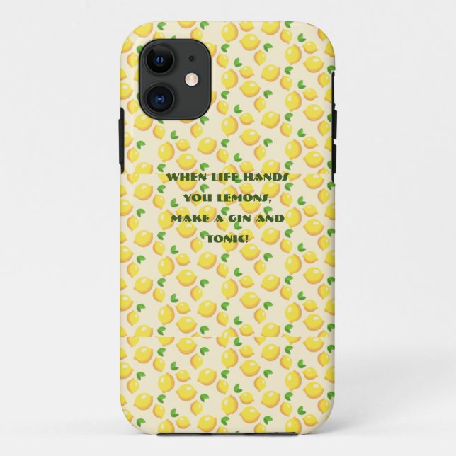 Citrus fruit, lemons, fresh and bright editable  Case-Mate iPhone case (Back)