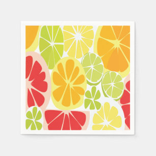 Citrus Fruit Party Napkin