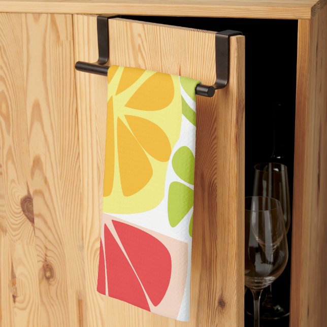 Citrus Fruit Pattern Kitchen Towel (Thirds Fold)
