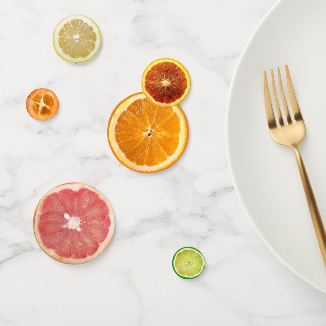 Citrus Fruit Slices Confetti (Group)