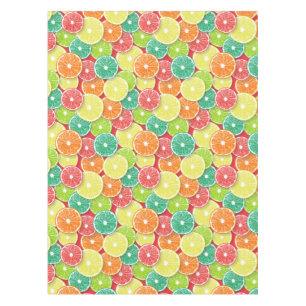 Citrus fruit slices pop art 2 tablecloth