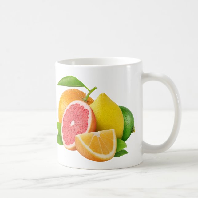 Citrus fruits coffee mug (Right)