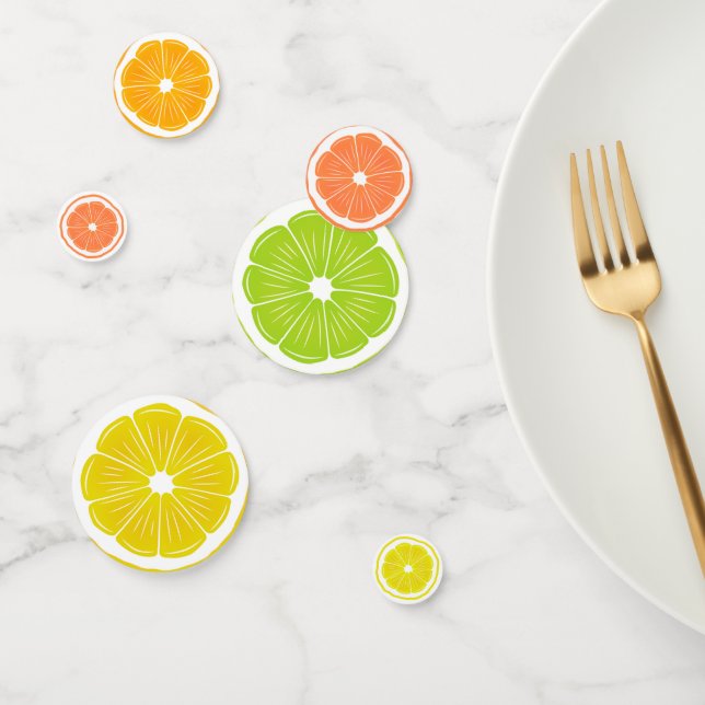 Citrus Fruits Design Table Confetti (Group)