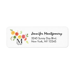 Citrus Fruits in Watercolor