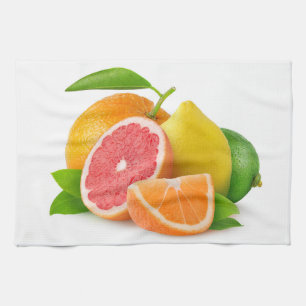 Citrus fruits kitchen towel