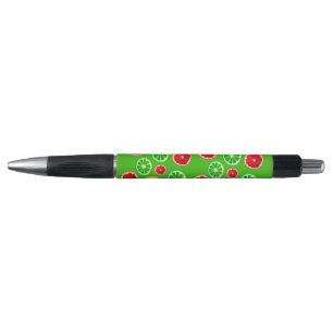 Citrus fruits lime and lemon cute graphic pen