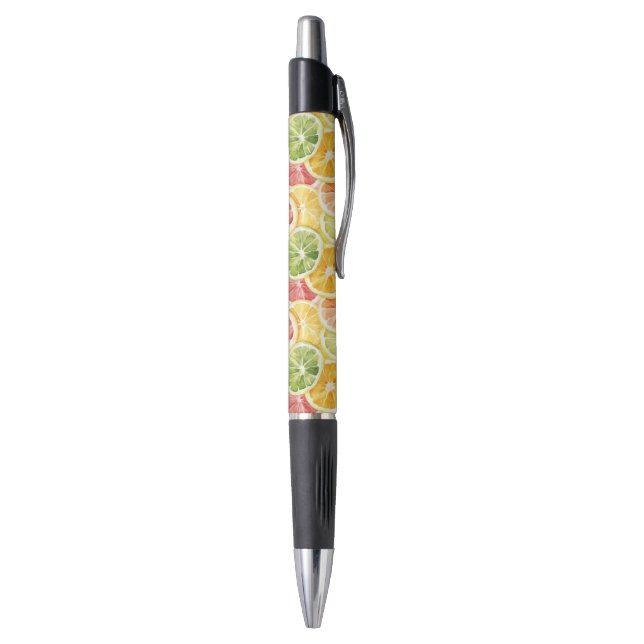 Citrus Fruits Lime Lemon Orange Grapefruit Pen (Bottom (Vertical))