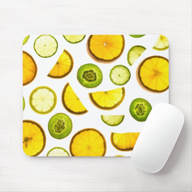 Citrus Fruits Mouse Pad (With Mouse)