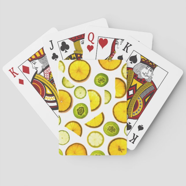 Citrus Fruits Playing Cards (Back)
