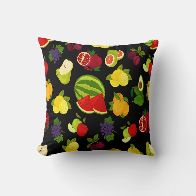  Citrus  Fruits  Throw Pillow (Front)
