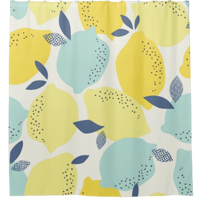 Citrus fruits, vibrant seamless pattern. (Front)