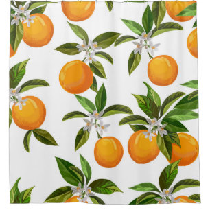 Citrus Fruits: Vintage Digital Illustration