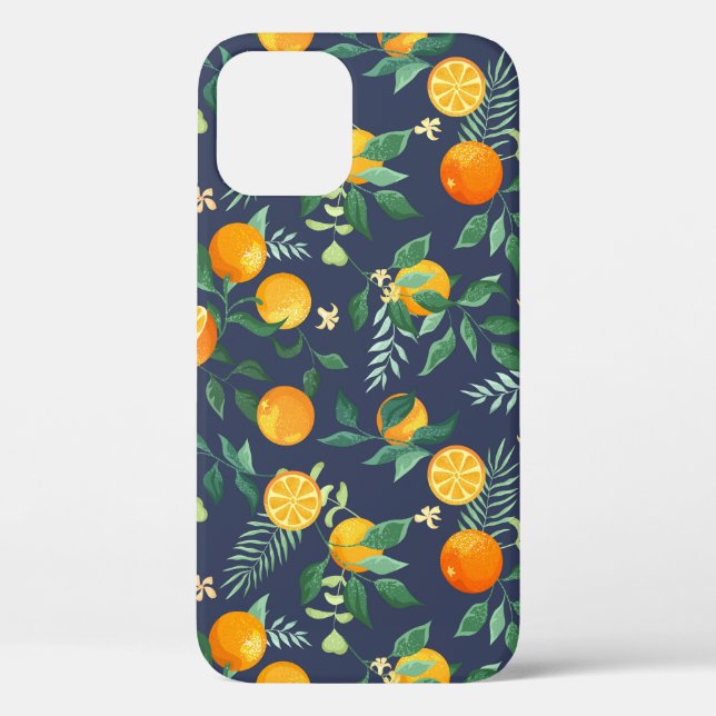 Citrus Fusion: Oranges with Tropical Flair Case-Mate iPhone Case (Back)