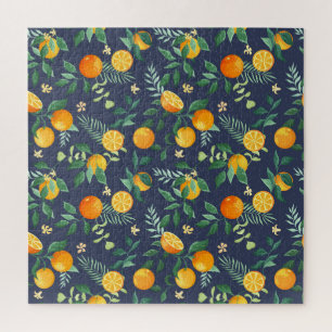 Citrus Fusion: Oranges with Tropical Flair Jigsaw Puzzle