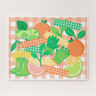 Citrus Garden Bliss Jigsaw Puzzle