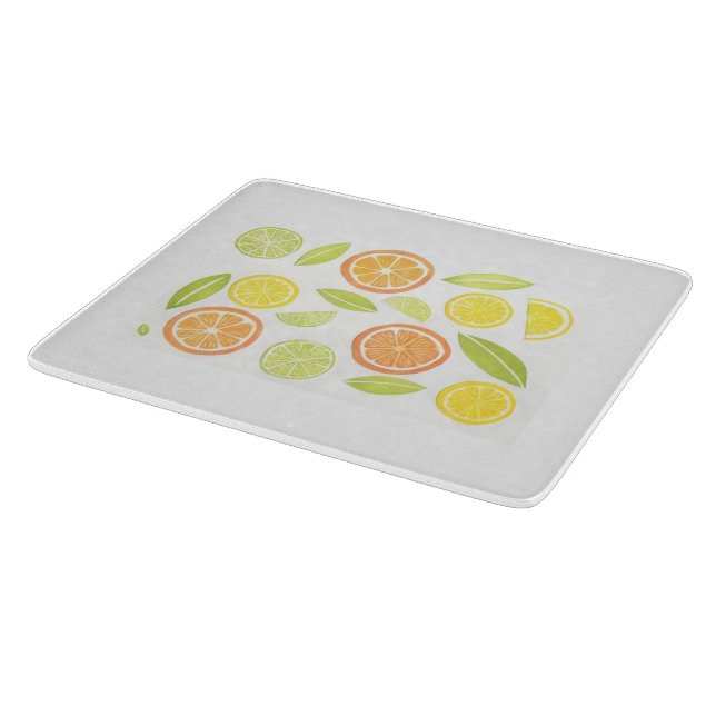 Citrus Glass Cutting Board (Corner)