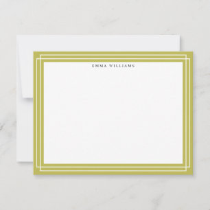 Citrus Green Frame Note Card