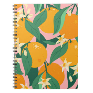 Citrus Hand-Drawn Vintage Style Notebook